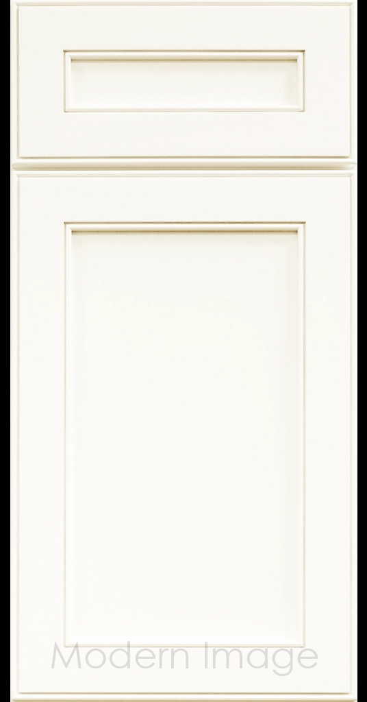 Davis refined Shaker style kitchen cabinet in a Vanilla matte finish.